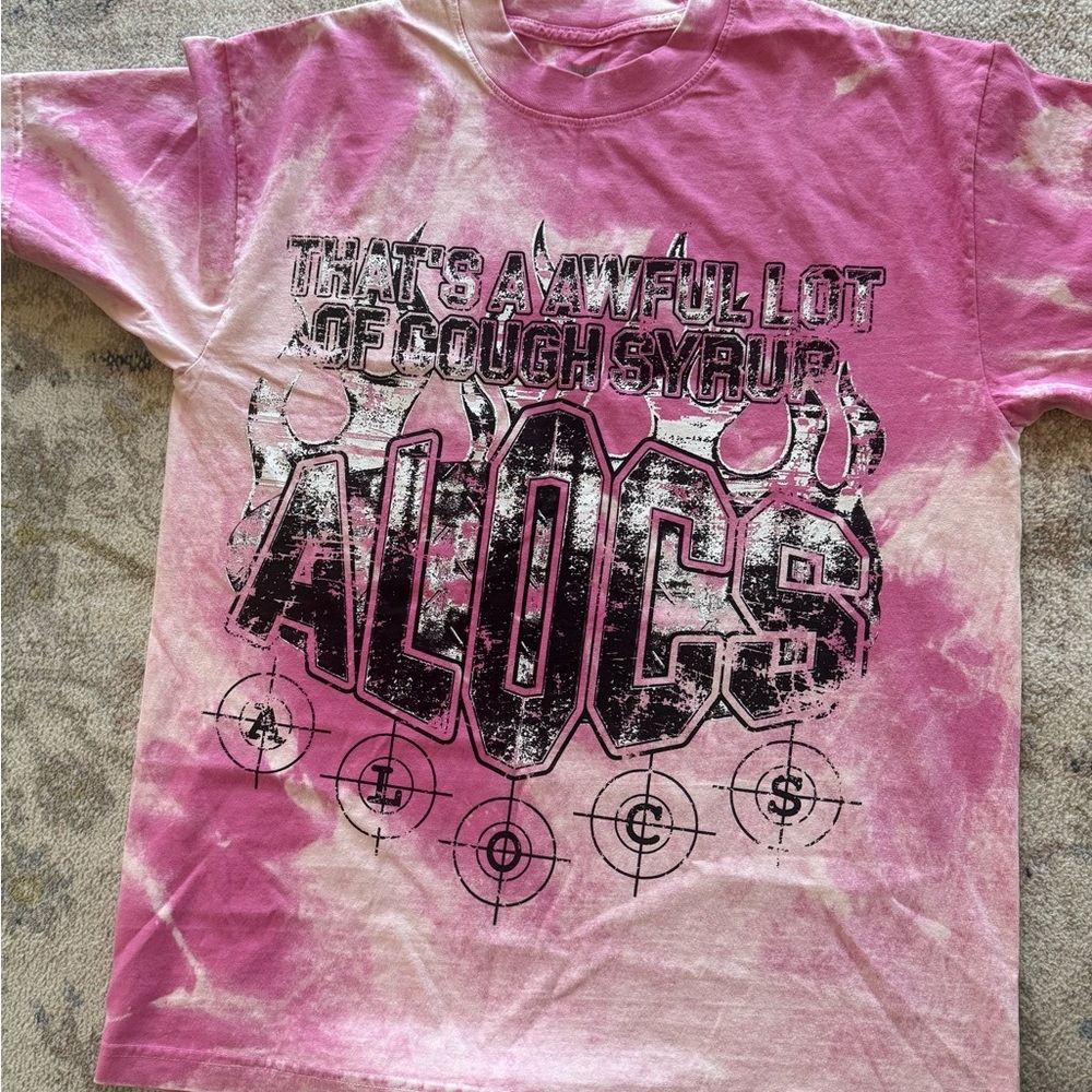 That’s A Awful Lot of Cough Syrup x ALOCS Pink Tie-Dye
